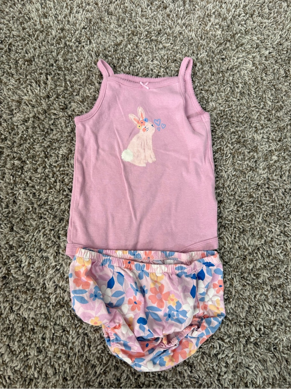 Carter's 18 month bunny matching set